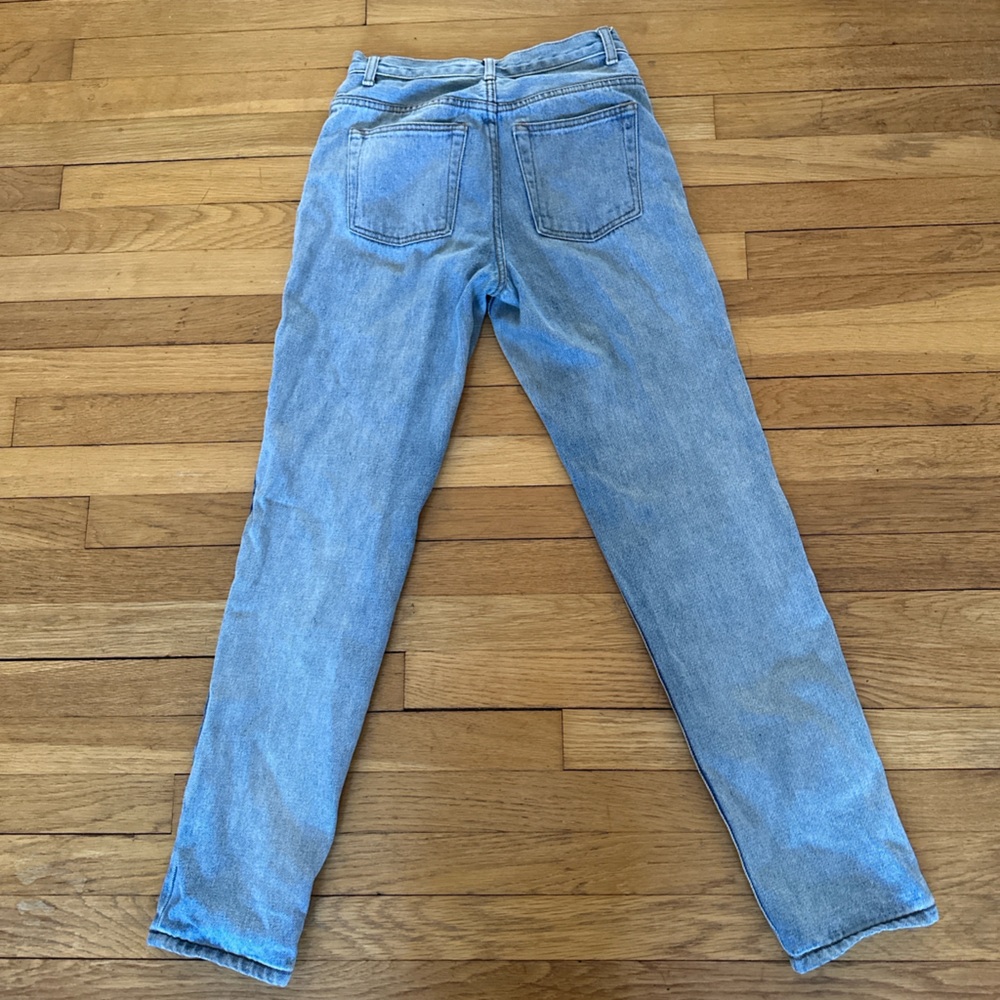 Two-Tone Patchwork Jeans - image 2